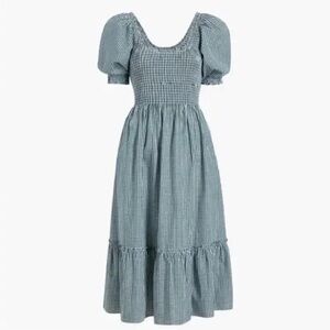 Hill house green gingham nap dress